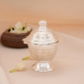 Heritage Layer Floral Silver Kumkum Chimil