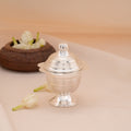 Tiny Line Design Silver Kumkum Chimil
