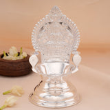 Goddess Gaja Lakshmi silver Vilaku