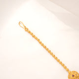 Beautiful Teardrop Enamel Golden Tikka