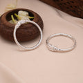 Classic Yazhi Design Silver Baby Bangle