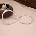 Fancy Elephant Design Silver Baby Bangle