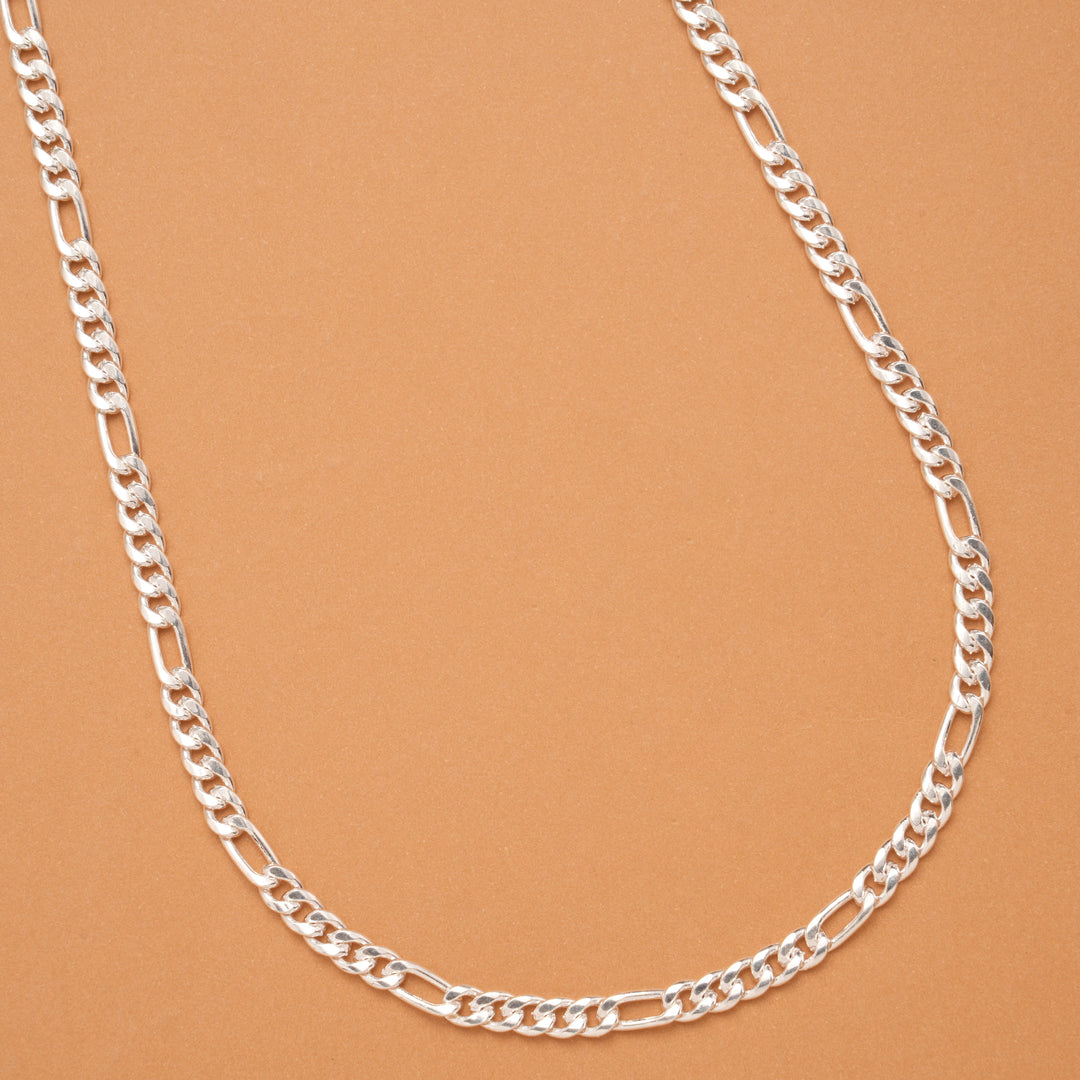 Dainty Cuban Silver Men’s Chain