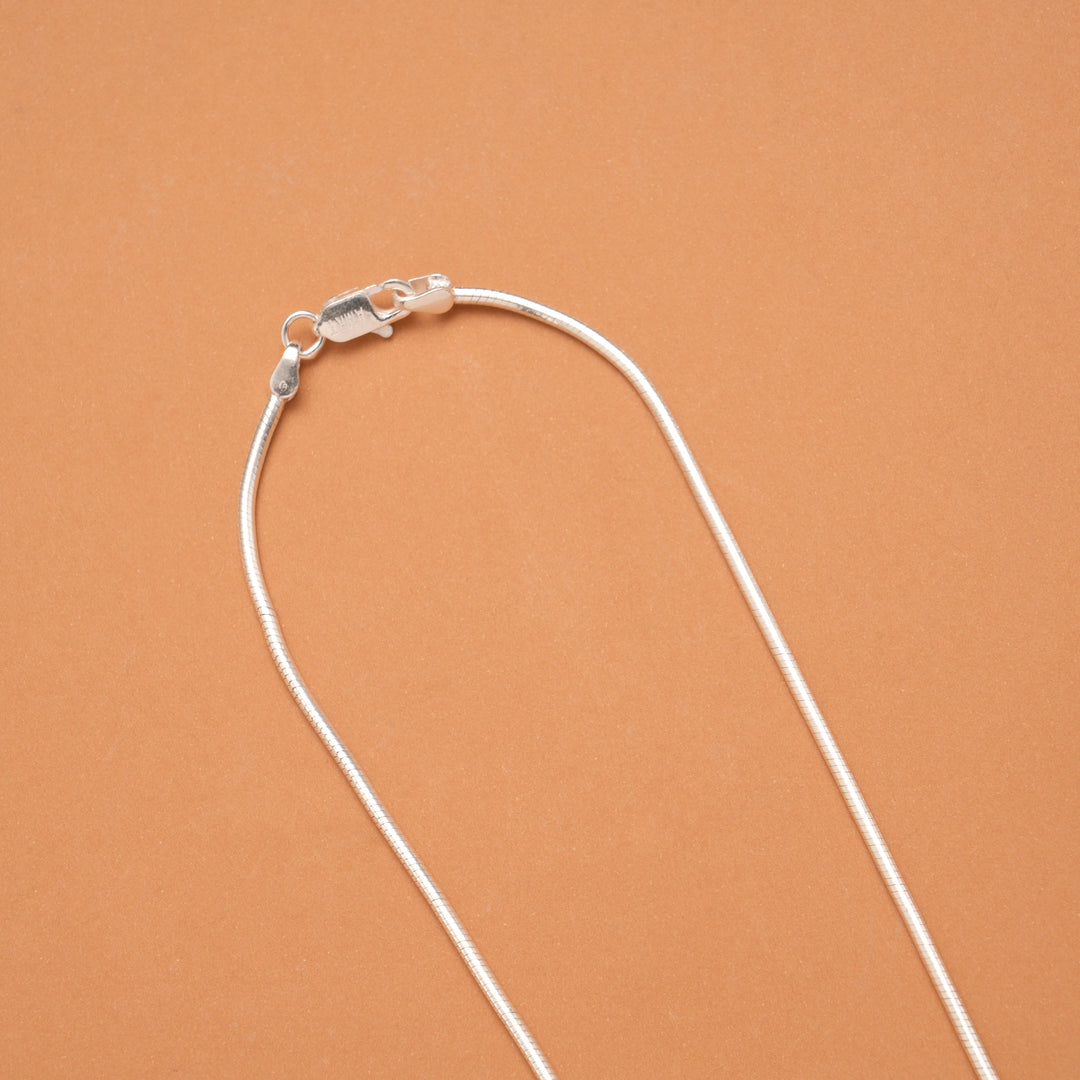 Ethnic Square Shaped Design Silver Women’s Chain