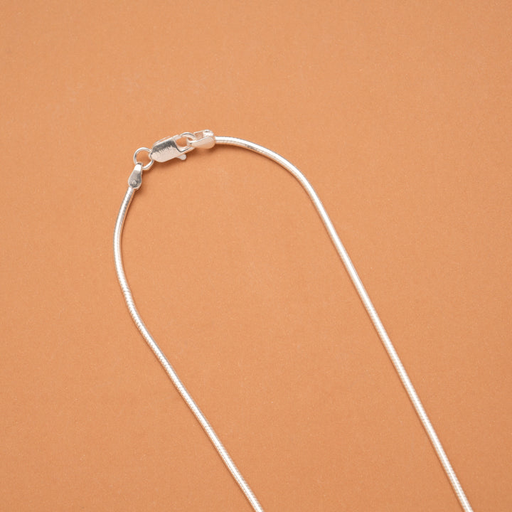 Ethnic Square Shaped Design Silver Women’s Chain