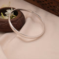 Minimalist Smooth Silver Men's Kappu
