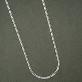 Minimal Cuban Link Men’s Silver Chain