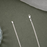 Minimal Cuban Link Men’s Silver Chain