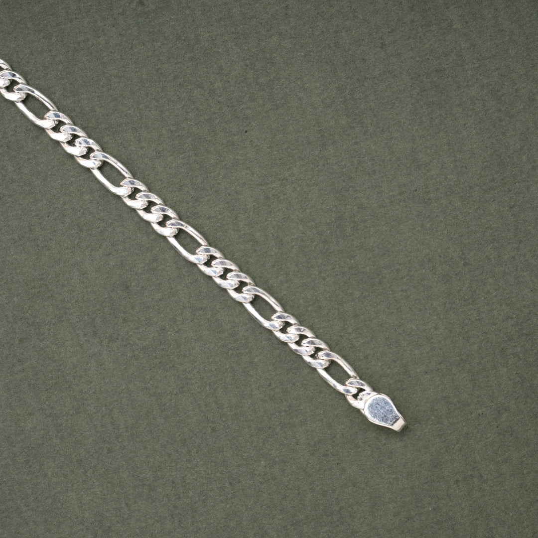 Dainty Cuban Link Silver Men’s Bracelet