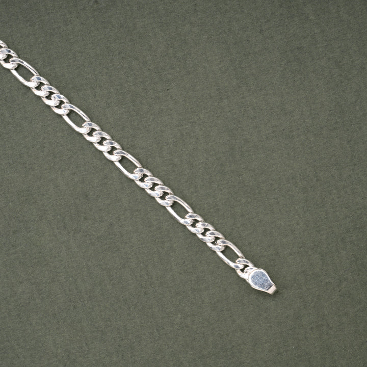 Dainty Cuban Link Silver Men’s Bracelet