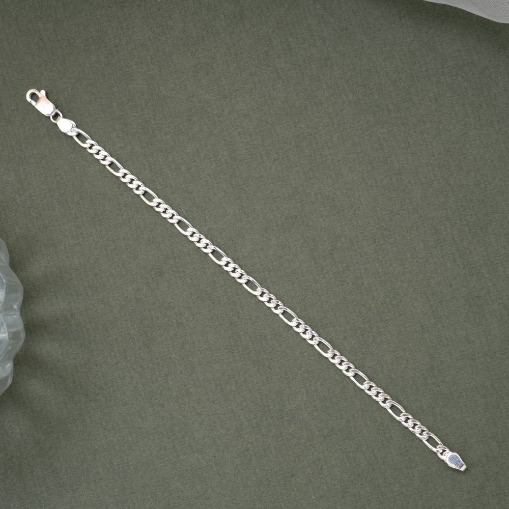 Dainty Cuban Link Silver Men’s Bracelet