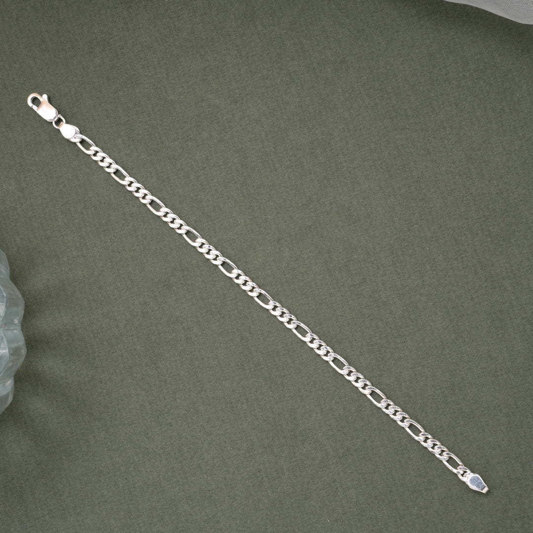 Dainty Cuban Link Silver Men’s Bracelet