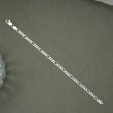 Dainty Cuban Link Silver Men’s Bracelet