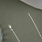 Fancy Ball Smooth Silver Women’s Chain