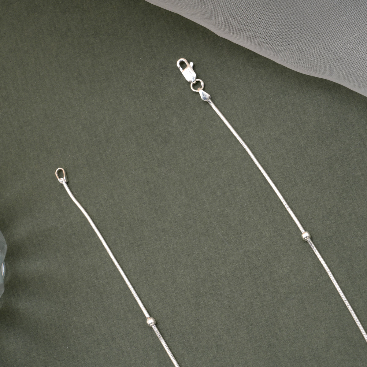 Classic Balls Design Silver Women’s Chain