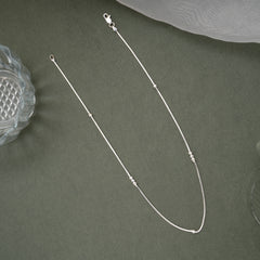 Classic Balls Design Silver Women’s Chain