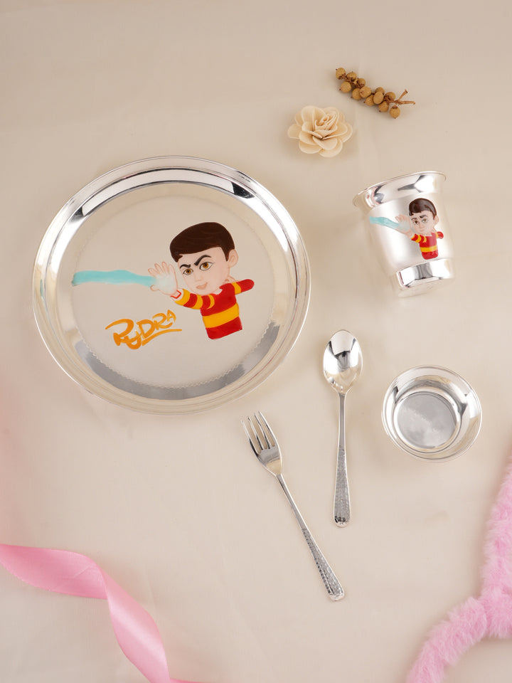 Premium Cartoon Kids Dinner Set