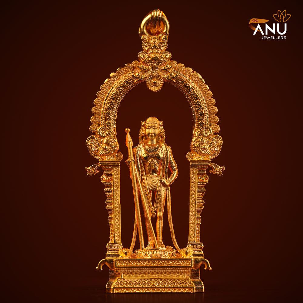 Divine Palani Dhandayuthapani Customised Gold Pendant