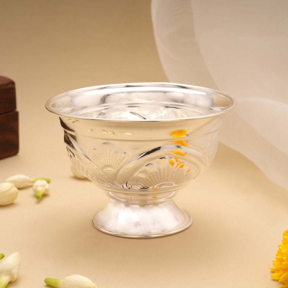 Heritage Floral Design Silver Santhana Pela