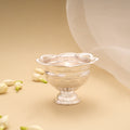 Fancy Swirl Curved Design Silver Santhana Pela
