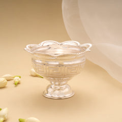 Beautiful Swirl Design Silver Santhana Pela