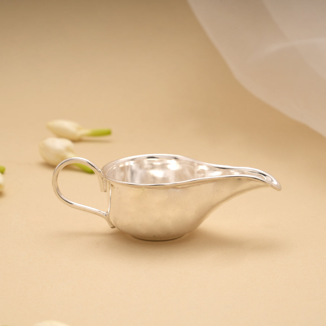 Fancy Silver Baby Feeding Spoon