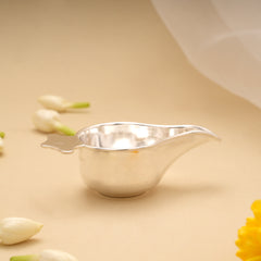 Premium Design Silver Baby Feeding Spoon