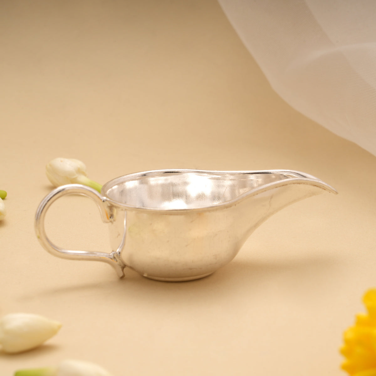 Heritage Silver Baby Feeding Spoon