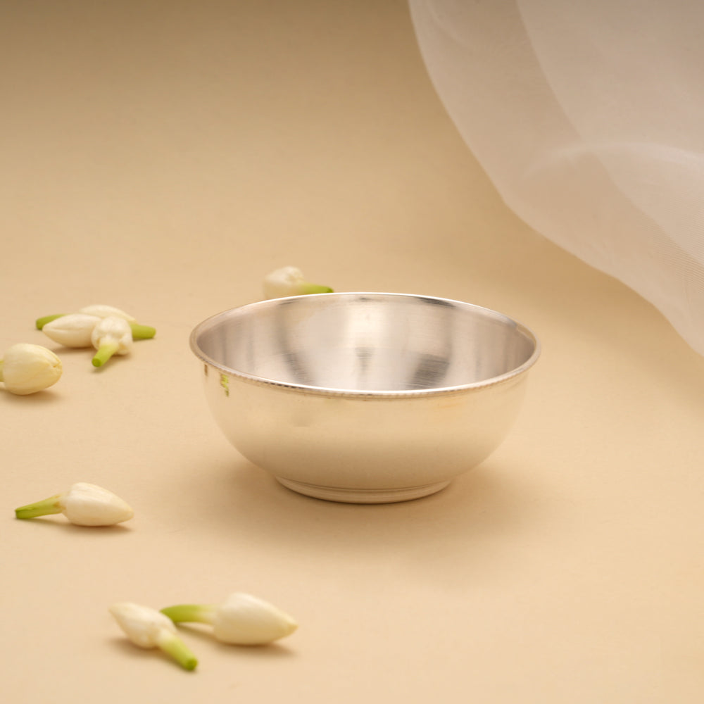 Ethnic Design Silver Bowl