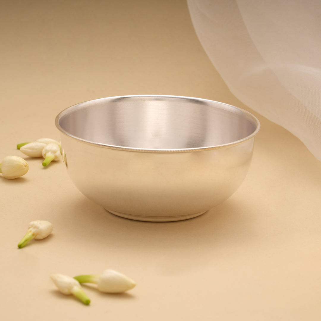 Elegant Fancy Silver Bowl