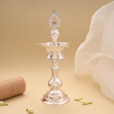 Divine Elegant Silver Kuthu Vilaku