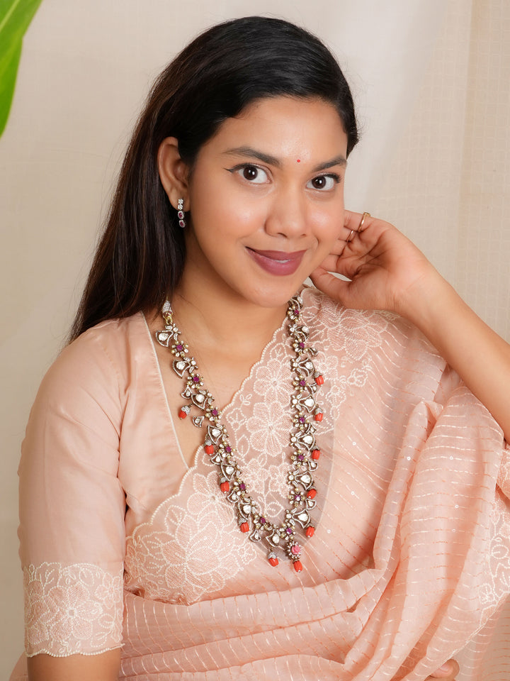 Ruby Orchid Harmony Necklace