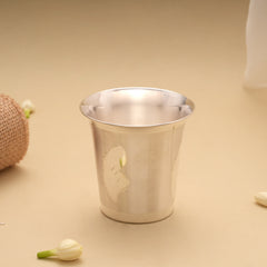 Premium Petal Shape Silver Tumbler