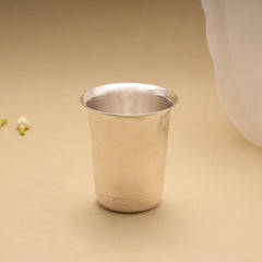 Ethnic Smooth Finish Silver Tumbler