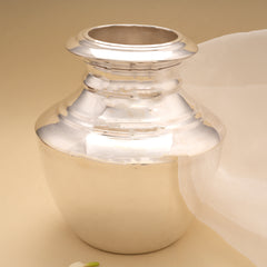 Luxury Smooth Finish Silver Kalasam