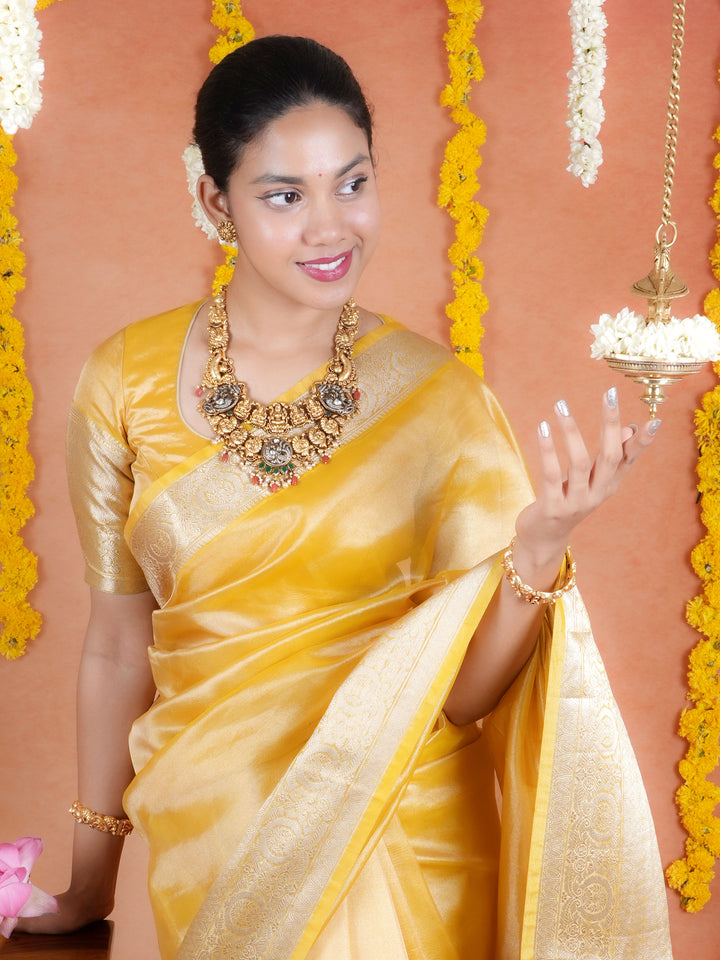 Coral Lakshmi Peacock Haram