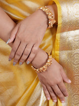 Lakshmi Peacock White Nagas Bangle