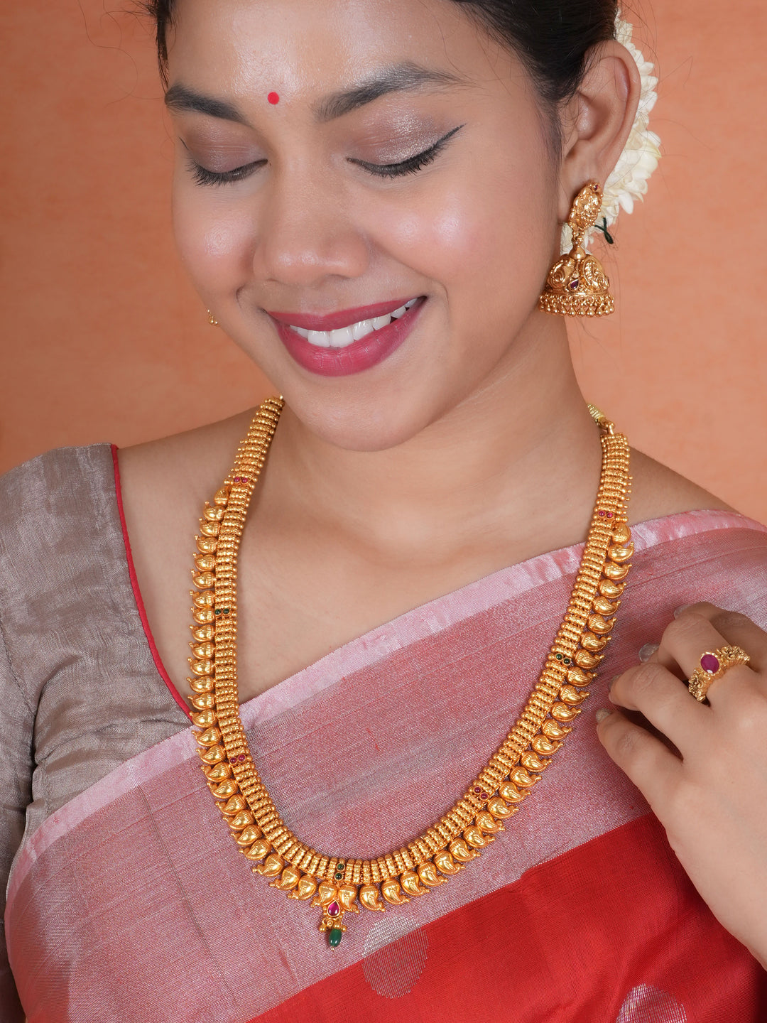 Latest Mango Haram Designs Gold-Plated Silver Buy now – Sri