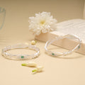 Infinity Bow Design Silver Bangle