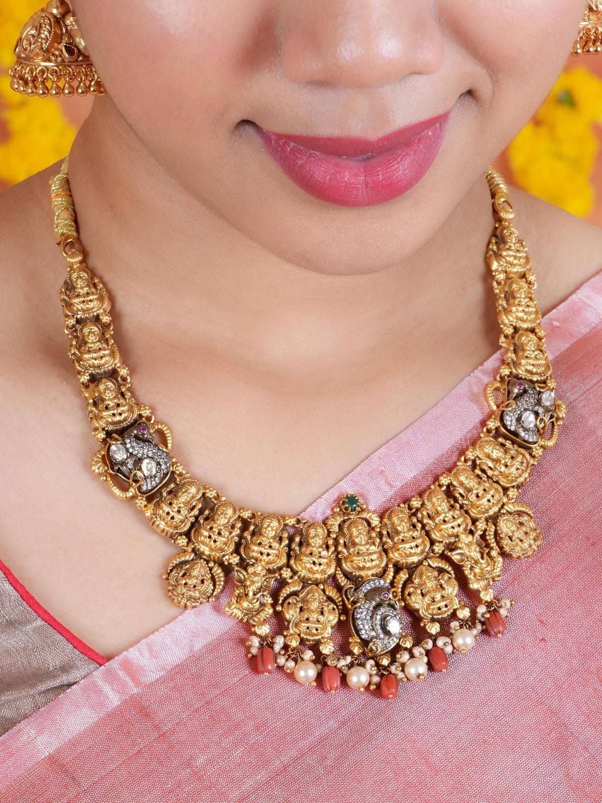 Astalakshmi Short Necklace