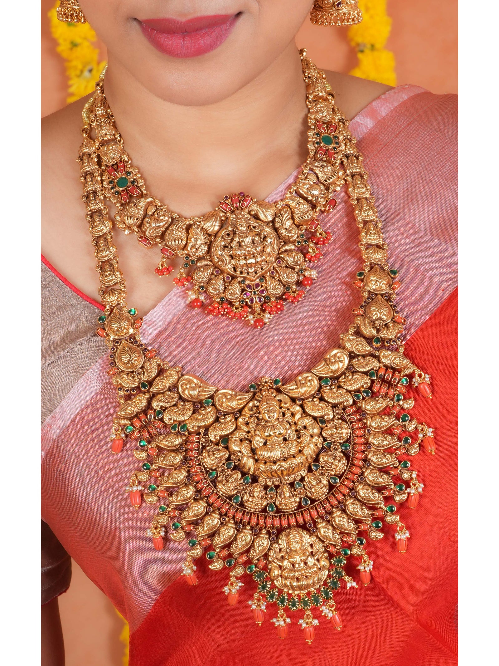 Antique Peacock Necklace