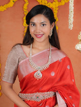 Emerald-Studded Bridal Oddiyanam/Hip Belt