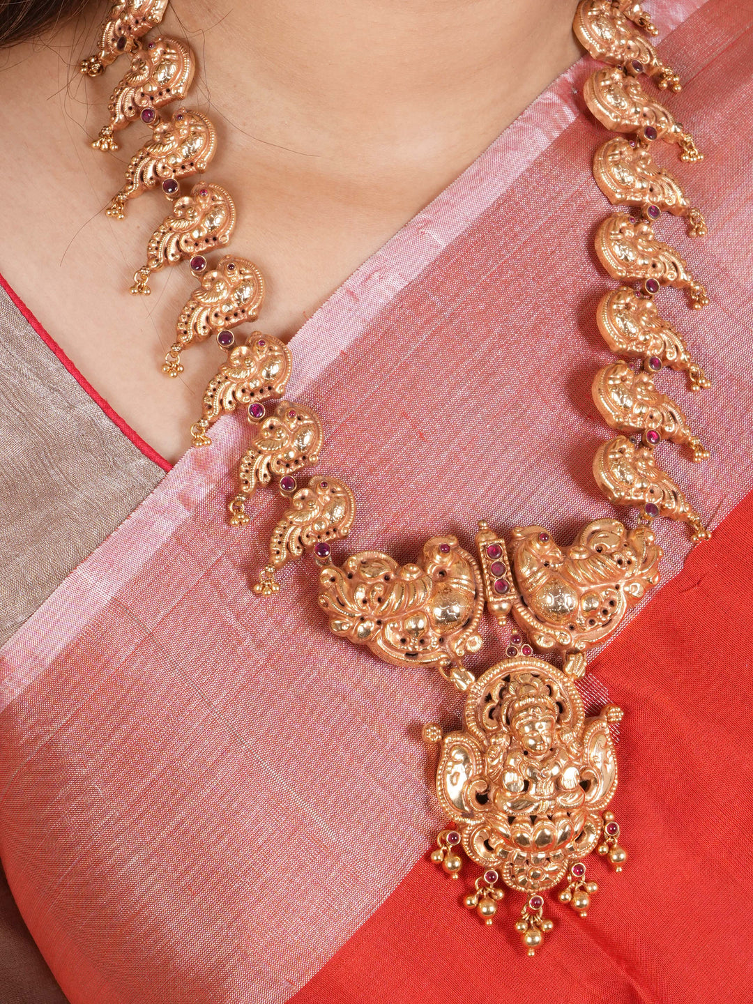 Elegant Lakshmi Peacock Haram