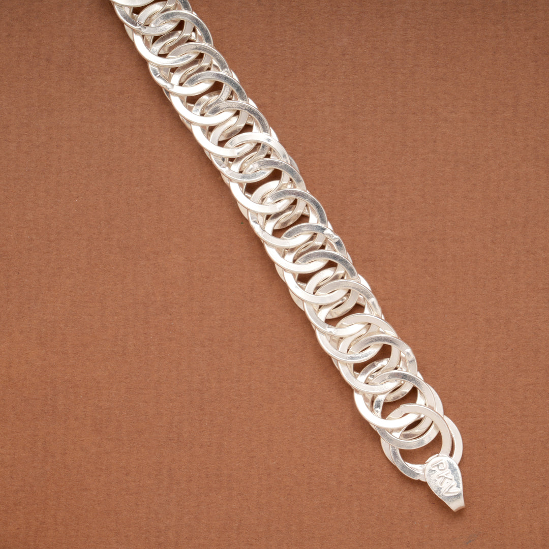 Silver Rambo Design Men’s Bracelet