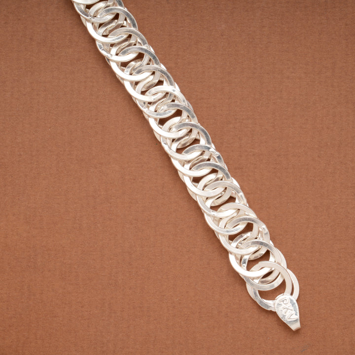 Silver Rambo Design Men’s Bracelet