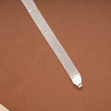 Silver Mesh Link Design Bracelet
