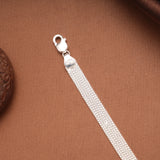 Silver Mesh Link Design Bracelet