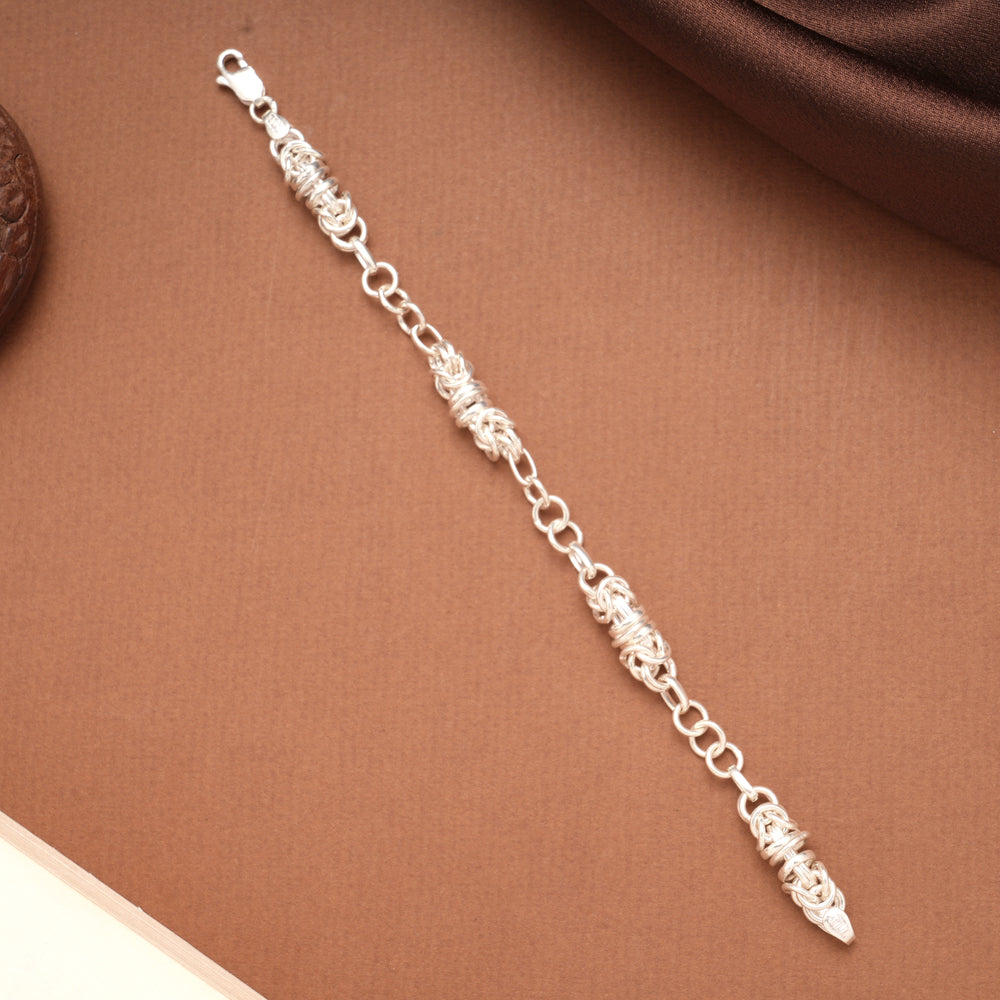Iconic Italian Design Silver Bracelet