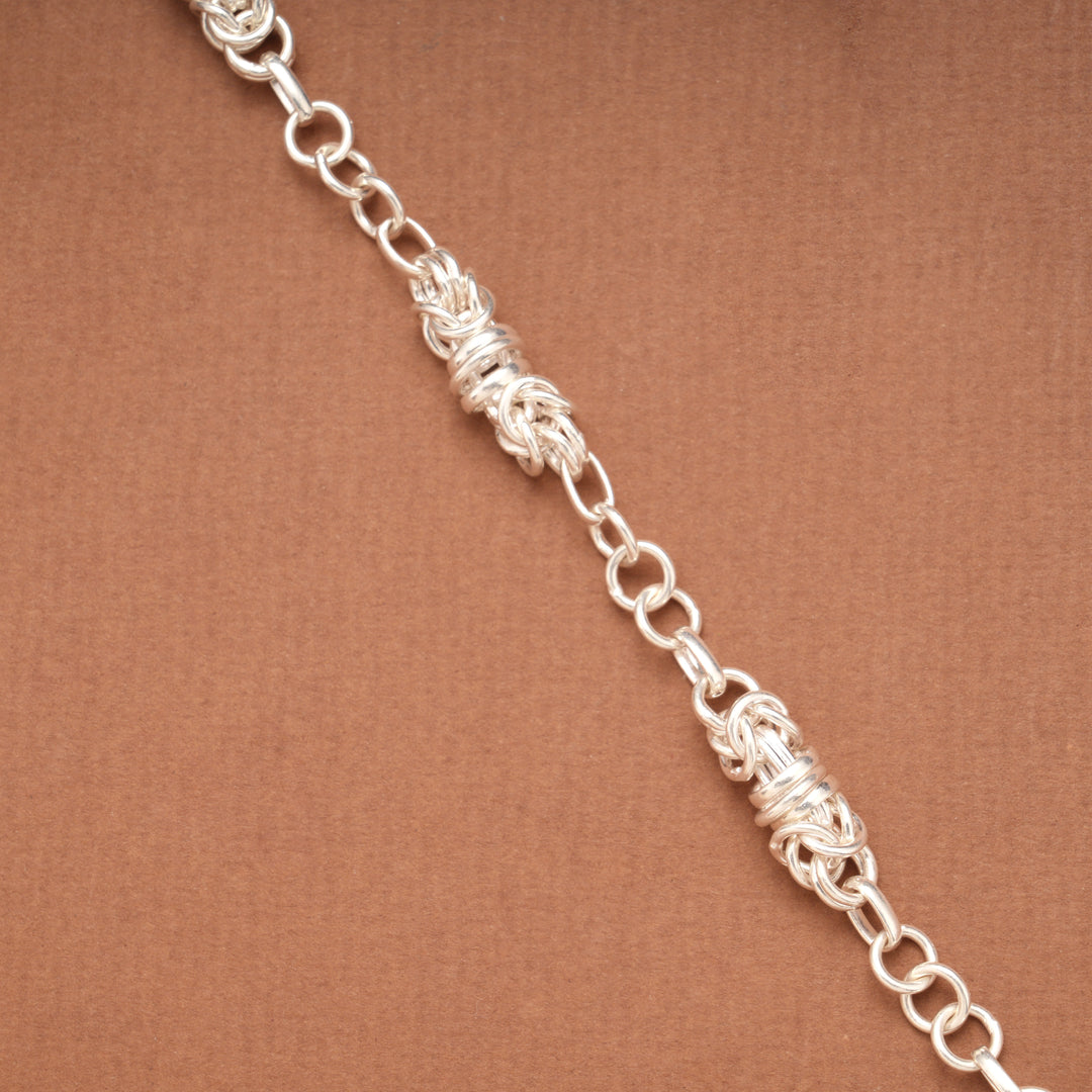 Iconic Italian Design Silver Bracelet