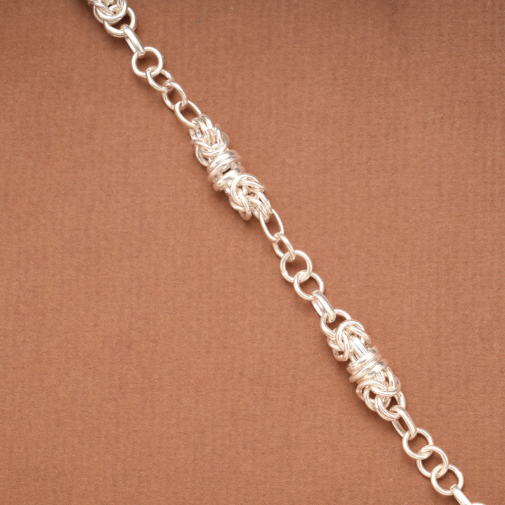 Iconic Italian Design Silver Bracelet